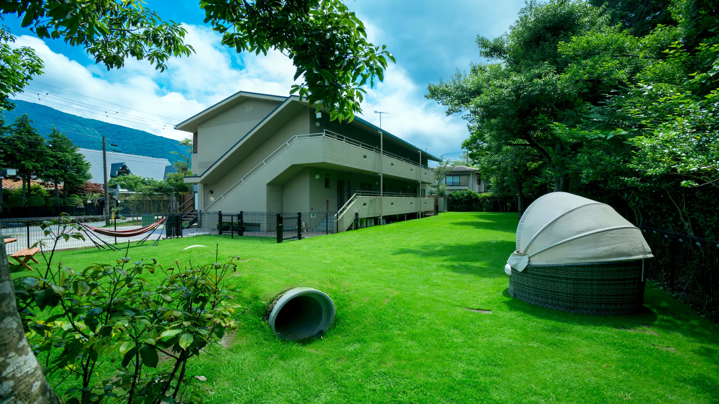 箱根わんこ亭ゆにわの外観