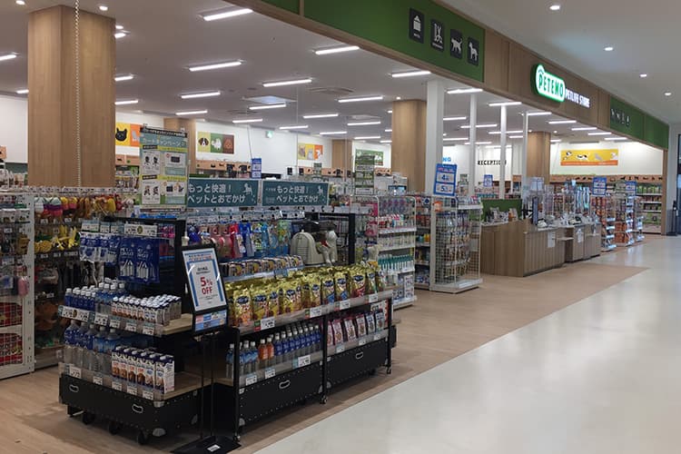 ペテモ木更津店ドッグランの外観