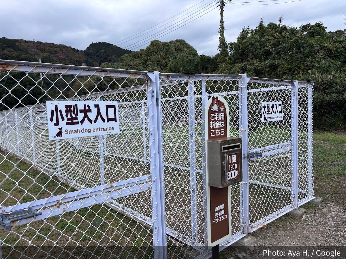 志津摩光る海ドッグランの外観