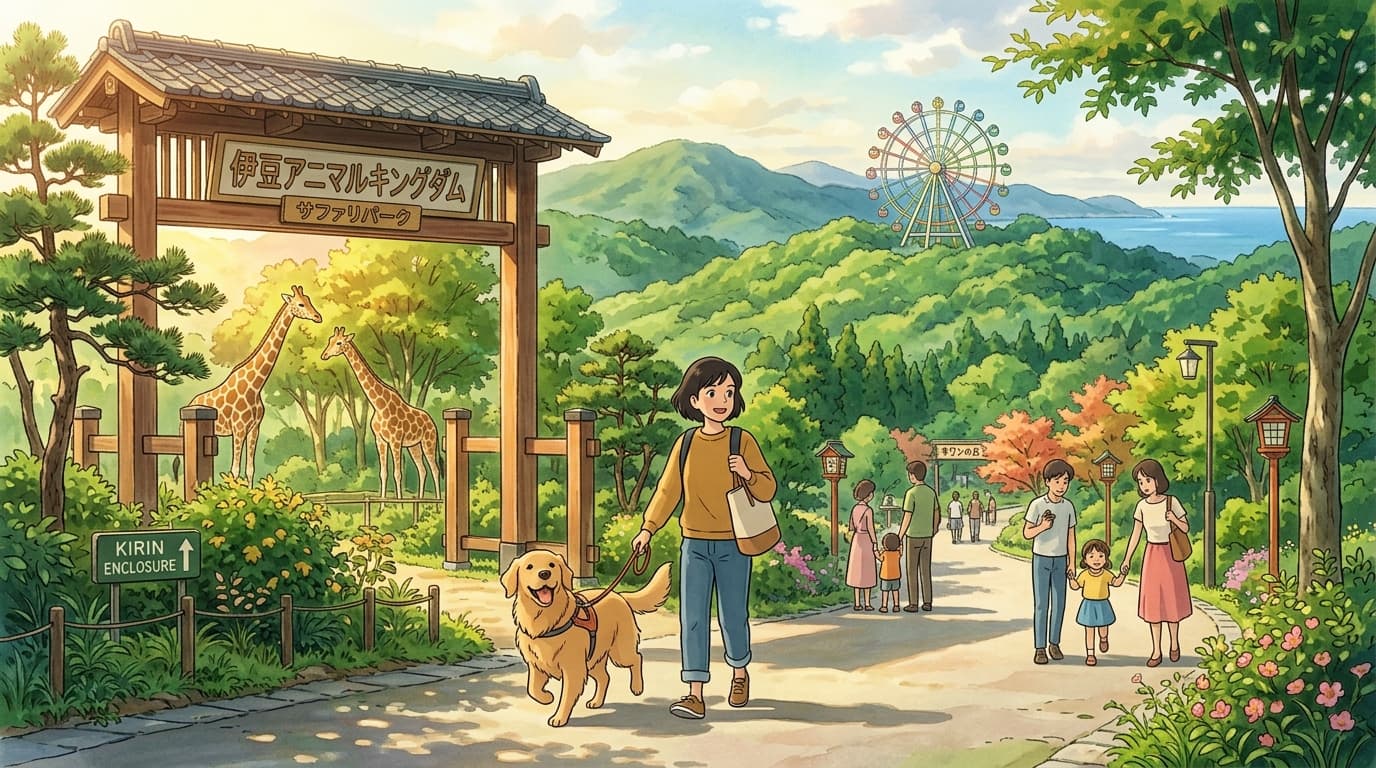 伊豆アニマルキングダムに犬連れ|入園の3条件と注意点
