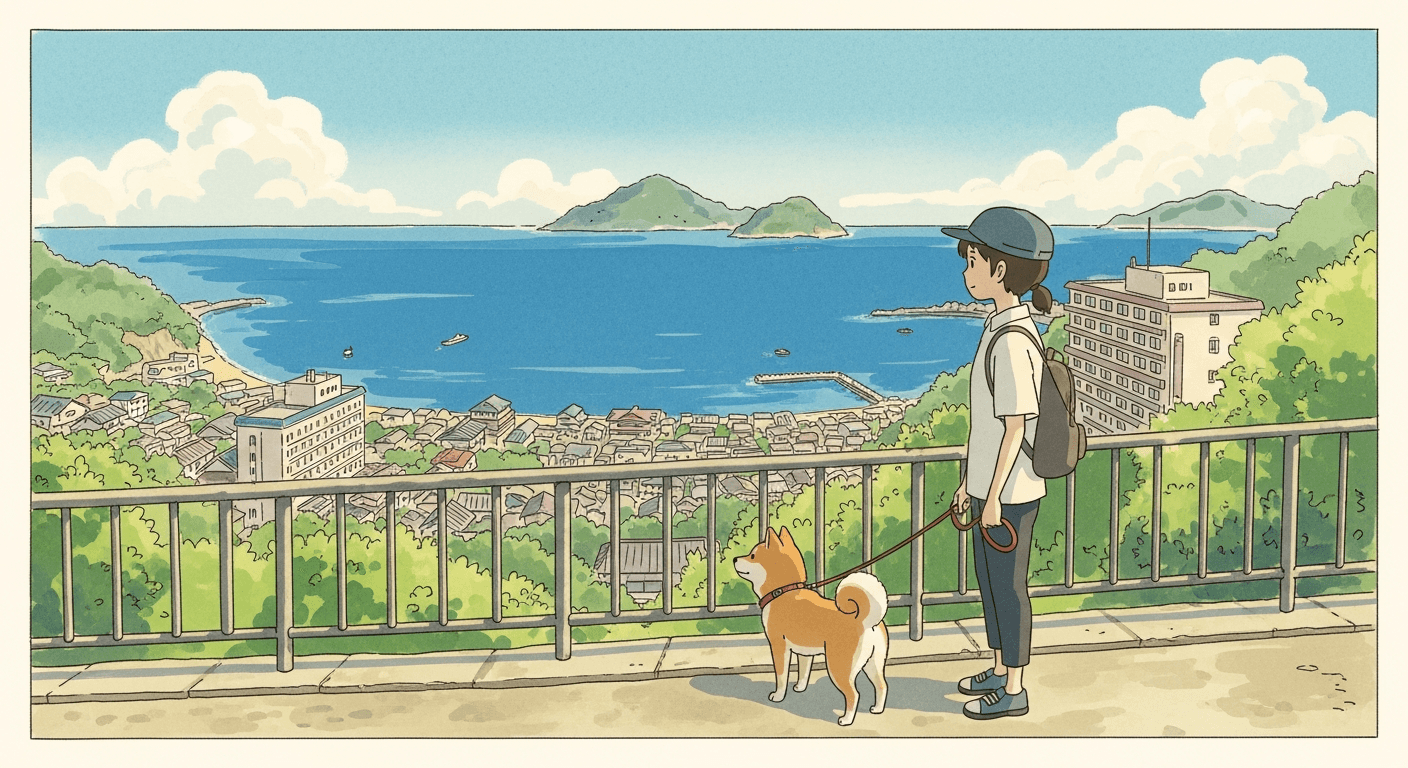 熱海の犬連れ観光ガイド|モデルコース1日