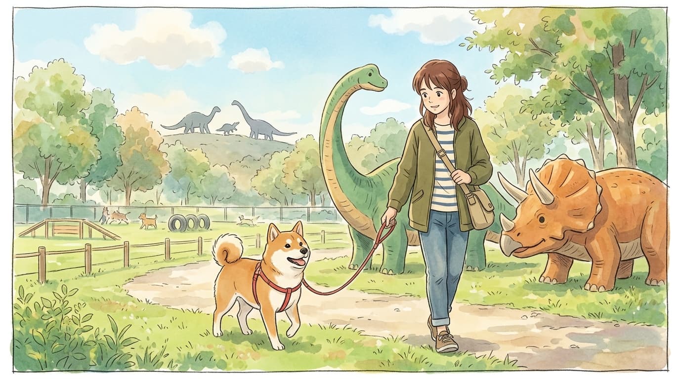 ぐらんぱる公園は犬連れOK|ドッグランと同伴の6か条