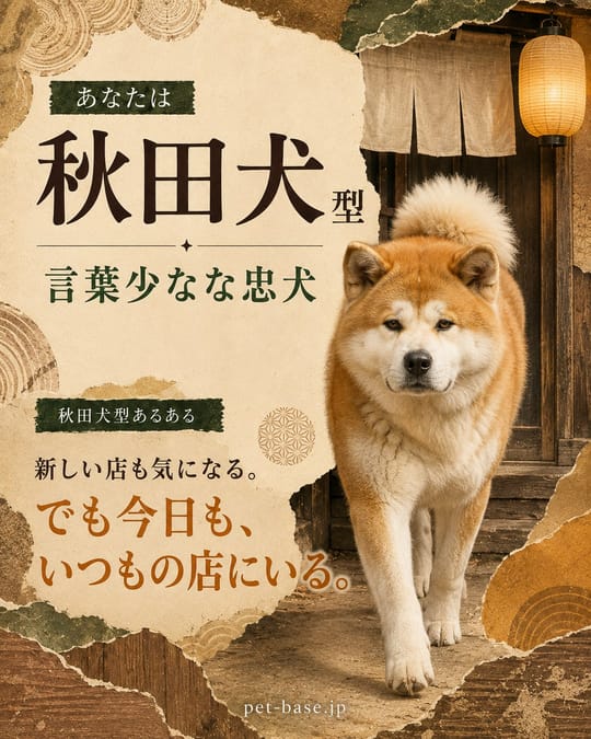 秋田犬型